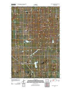 Turtle Creek NE North Dakota Historical topographic map, 1:24000 scale, 7.5 X 7.5 Minute, Year 2011
