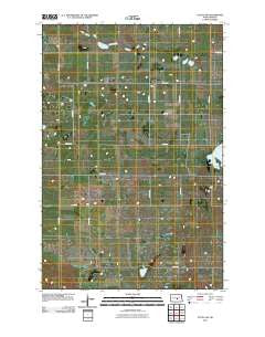 Tuttle SW North Dakota Historical topographic map, 1:24000 scale, 7.5 X 7.5 Minute, Year 2011