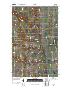 Union North Dakota Historical topographic map, 1:24000 scale, 7.5 X 7.5 Minute, Year 2011