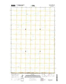 Vang OE N North Dakota Current topographic map, 1:24000 scale, 7.5 X 7.5 Minute, Year 2014