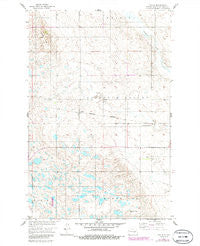 Vashti North Dakota Historical topographic map, 1:24000 scale, 7.5 X 7.5 Minute, Year 1958