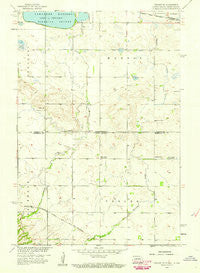 Veblen NE North Dakota Historical topographic map, 1:24000 scale, 7.5 X 7.5 Minute, Year 1958