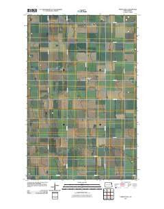 Veseleyville North Dakota Historical topographic map, 1:24000 scale, 7.5 X 7.5 Minute, Year 2011