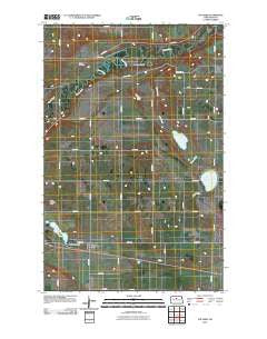 Voltaire North Dakota Historical topographic map, 1:24000 scale, 7.5 X 7.5 Minute, Year 2011
