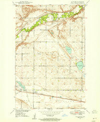 Voltaire North Dakota Historical topographic map, 1:24000 scale, 7.5 X 7.5 Minute, Year 1948