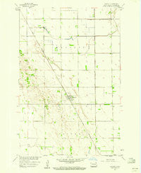 Walcott North Dakota Historical topographic map, 1:24000 scale, 7.5 X 7.5 Minute, Year 1959