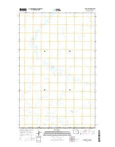 Wales OE N North Dakota Current topographic map, 1:24000 scale, 7.5 X 7.5 Minute, Year 2014