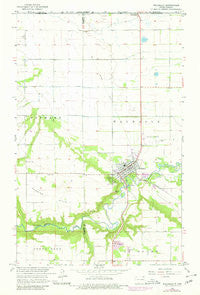Walhalla North Dakota Historical topographic map, 1:24000 scale, 7.5 X 7.5 Minute, Year 1964