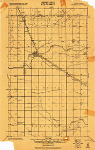 Walhalla North Dakota Historical topographic map, 1:62500 scale, 15 X 15 Minute, Year 1918