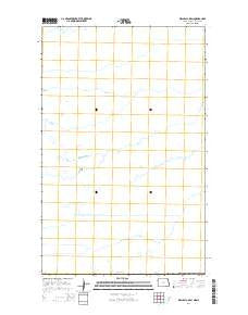 Walhalla OE N North Dakota Current topographic map, 1:24000 scale, 7.5 X 7.5 Minute, Year 2014
