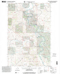 Wannagan Creek East North Dakota Historical topographic map, 1:24000 scale, 7.5 X 7.5 Minute, Year 1997