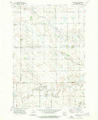 Warnke Hill North Dakota Historical topographic map, 1:24000 scale, 7.5 X 7.5 Minute, Year 1973
