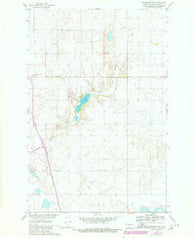 Washburn NE North Dakota Historical topographic map, 1:24000 scale, 7.5 X 7.5 Minute, Year 1961