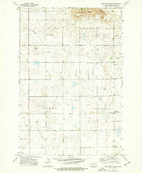 West Rainy Butte North Dakota Historical topographic map, 1:24000 scale, 7.5 X 7.5 Minute, Year 1973