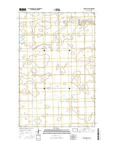 Westhope SE North Dakota Current topographic map, 1:24000 scale, 7.5 X 7.5 Minute, Year 2014