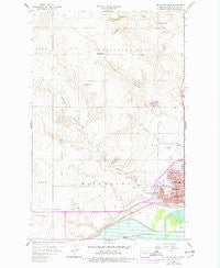 Williston West North Dakota Historical topographic map, 1:24000 scale, 7.5 X 7.5 Minute, Year 1959