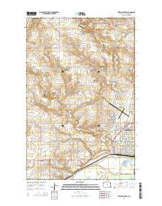 Williston West North Dakota Current topographic map, 1:24000 scale, 7.5 X 7.5 Minute, Year 2014