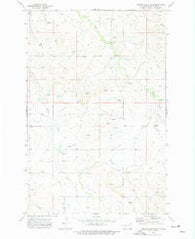 Willow Creek East North Dakota Historical topographic map, 1:24000 scale, 7.5 X 7.5 Minute, Year 1973