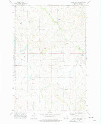 Willow Creek East North Dakota Historical topographic map, 1:24000 scale, 7.5 X 7.5 Minute, Year 1973