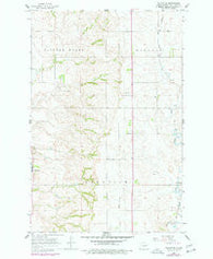 Wilton SE North Dakota Historical topographic map, 1:24000 scale, 7.5 X 7.5 Minute, Year 1966
