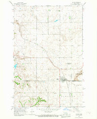 Wilton North Dakota Historical topographic map, 1:24000 scale, 7.5 X 7.5 Minute, Year 1966