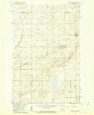 Wimbledon NE North Dakota Historical topographic map, 1:24000 scale, 7.5 X 7.5 Minute, Year 1961