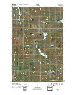 Wing North Dakota Historical topographic map, 1:24000 scale, 7.5 X 7.5 Minute, Year 2011