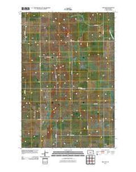 Wing SW North Dakota Historical topographic map, 1:24000 scale, 7.5 X 7.5 Minute, Year 2011