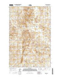 Wing SW North Dakota Current topographic map, 1:24000 scale, 7.5 X 7.5 Minute, Year 2014