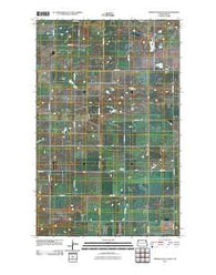 Writing Rock South North Dakota Historical topographic map, 1:24000 scale, 7.5 X 7.5 Minute, Year 2011