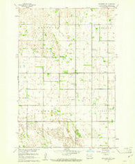 Wyndmere NW North Dakota Historical topographic map, 1:24000 scale, 7.5 X 7.5 Minute, Year 1960