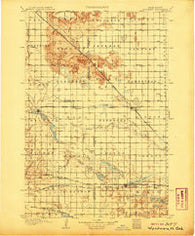 Wyndmere North Dakota Historical topographic map, 1:125000 scale, 30 X 30 Minute, Year 1907