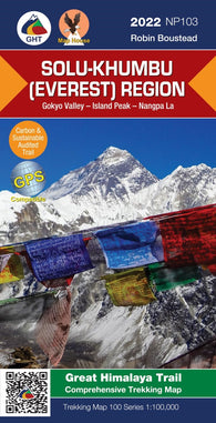 Buy map Solu-Khumbu (Everest) region 1:100,000 trekking map (NP103)