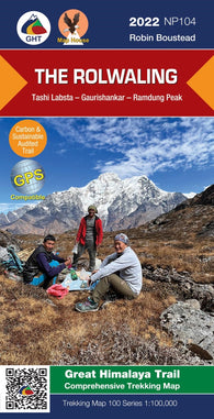 Buy map The Rolwaling Trekking Map : Tashi Labsta - Gaurishankar - Ramdung Peak
