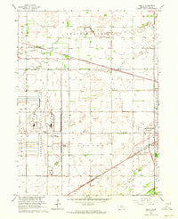 Abbott Nebraska Historical topographic map, 1:24000 scale, 7.5 X 7.5 Minute, Year 1962