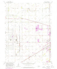 Abbott Nebraska Historical topographic map, 1:24000 scale, 7.5 X 7.5 Minute, Year 1962