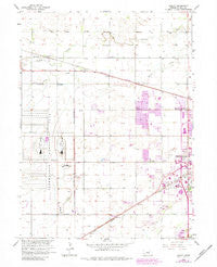 Abbott Nebraska Historical topographic map, 1:24000 scale, 7.5 X 7.5 Minute, Year 1962