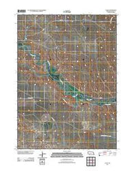 Agate Nebraska Historical topographic map, 1:24000 scale, 7.5 X 7.5 Minute, Year 2011