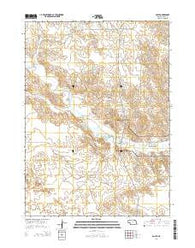 Agate Nebraska Current topographic map, 1:24000 scale, 7.5 X 7.5 Minute, Year 2014