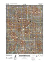 Agate SW Nebraska Historical topographic map, 1:24000 scale, 7.5 X 7.5 Minute, Year 2011