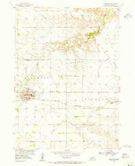 Ainsworth Nebraska Historical topographic map, 1:24000 scale, 7.5 X 7.5 Minute, Year 1954