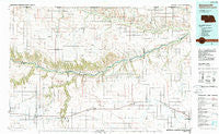 Ainsworth Nebraska Historical topographic map, 1:100000 scale, 30 X 60 Minute, Year 1985