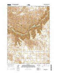 Ainsworth NW Nebraska Current topographic map, 1:24000 scale, 7.5 X 7.5 Minute, Year 2014