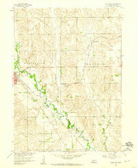 Albion East Nebraska Historical topographic map, 1:24000 scale, 7.5 X 7.5 Minute, Year 1958