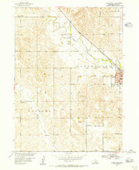 Albion West Nebraska Historical topographic map, 1:24000 scale, 7.5 X 7.5 Minute, Year 1954
