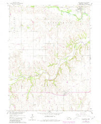 Alexandria Nebraska Historical topographic map, 1:24000 scale, 7.5 X 7.5 Minute, Year 1960