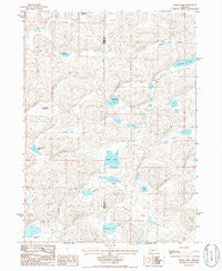 Alkali Lake Nebraska Historical topographic map, 1:24000 scale, 7.5 X 7.5 Minute, Year 1986