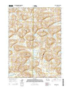 Alkali Lake Nebraska Current topographic map, 1:24000 scale, 7.5 X 7.5 Minute, Year 2014