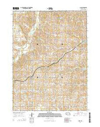 Allen Nebraska Current topographic map, 1:24000 scale, 7.5 X 7.5 Minute, Year 2014