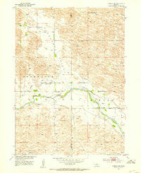 Almeria NW Nebraska Historical topographic map, 1:24000 scale, 7.5 X 7.5 Minute, Year 1952